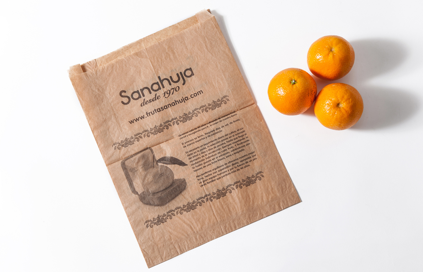 Bossa de paper per a fruiteria