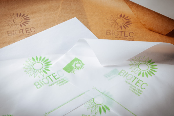 Paper parafinat per dues cares amb cera vegetal