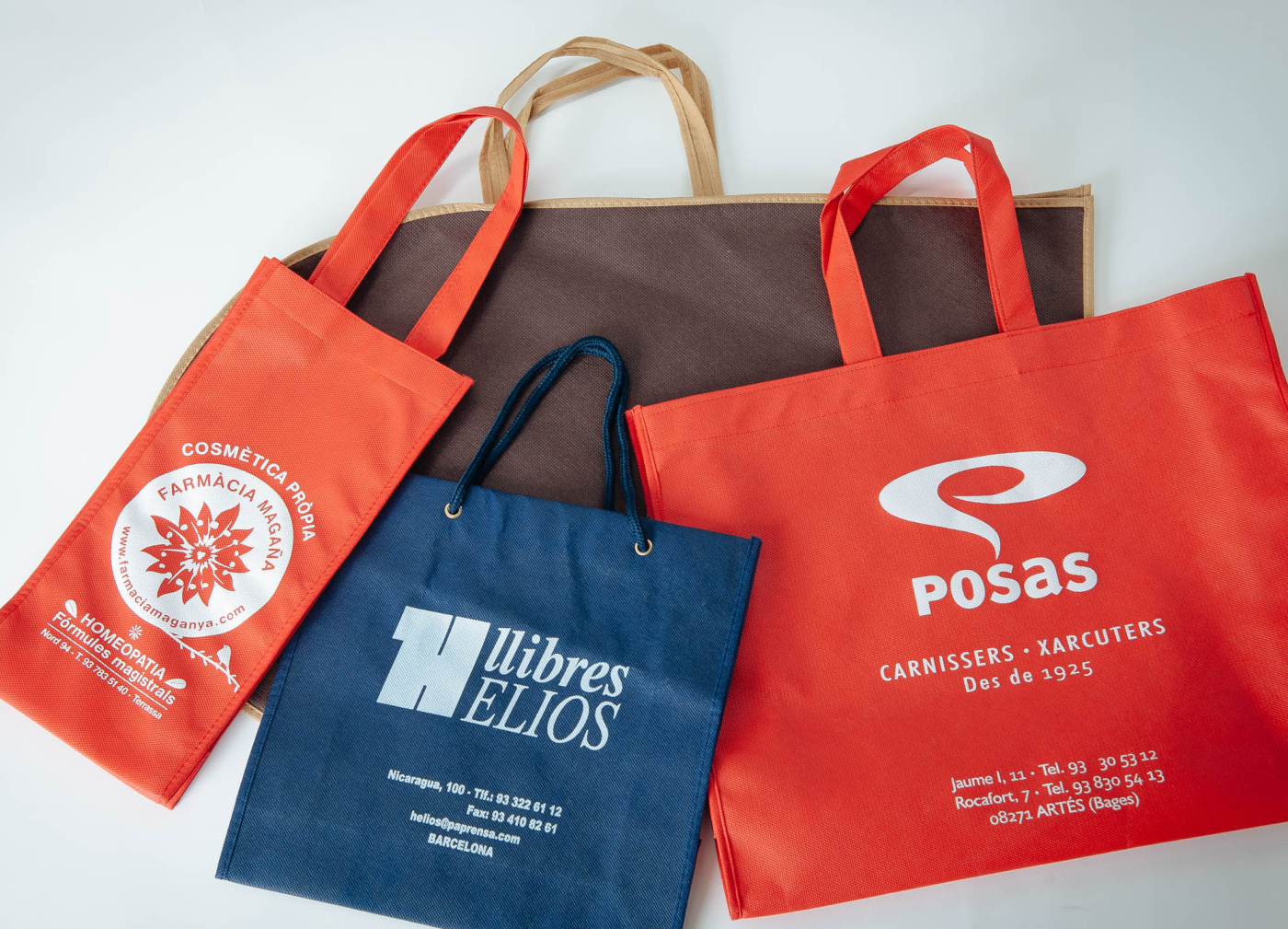 Bolsa de TNT con asa