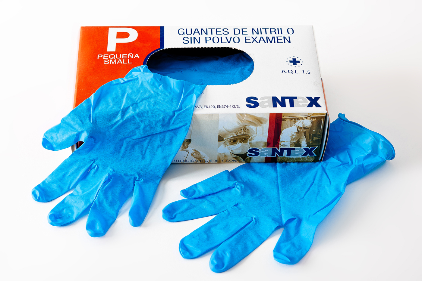 Guantes de nitrilo desechables